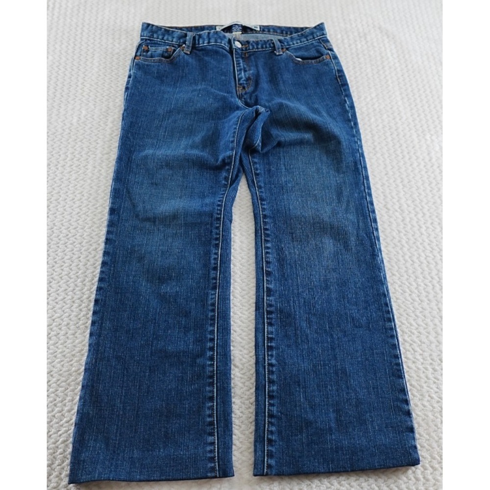 Gap Jeans Womens 10R Blue Denim Bootcut Low Rise Stretch Medium Wash